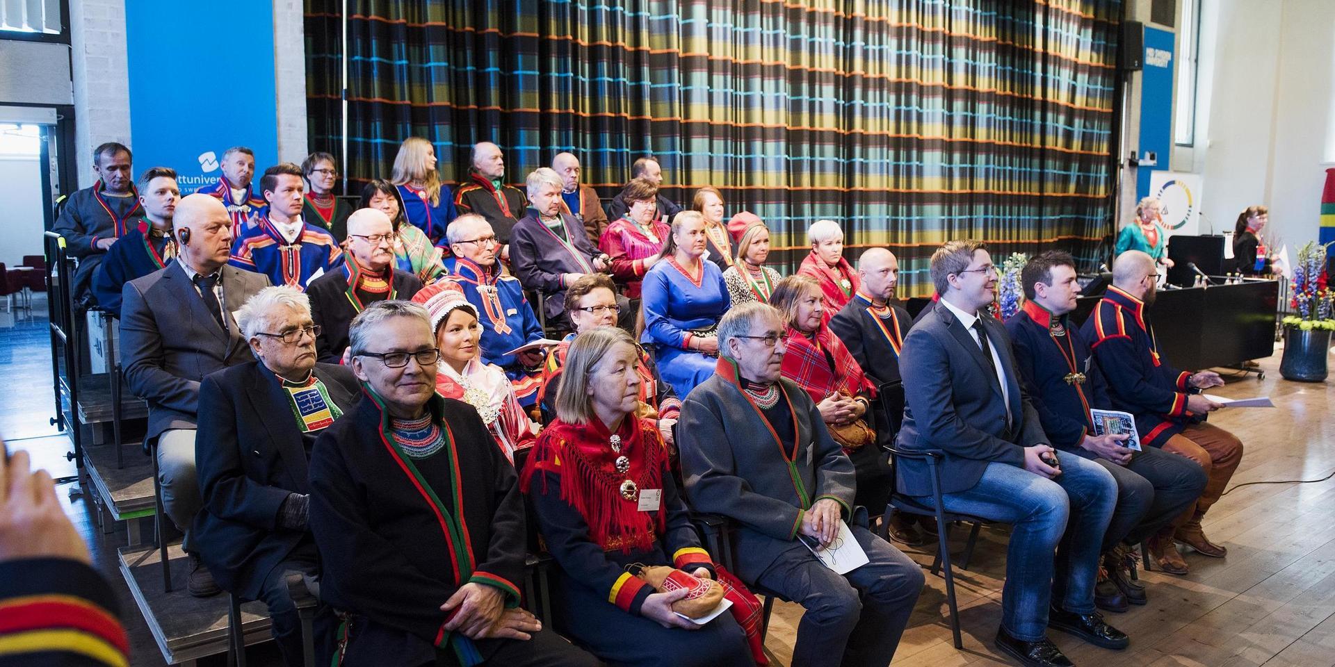Lagrådet ger nu regeringen klartecken att gå vidare med den konsultationsordning som ska involvera samiska företrädare i ärenden med särskild betydelse för samerna. Arkivbild från när Sametinget öppnades i Östersund, 2017.