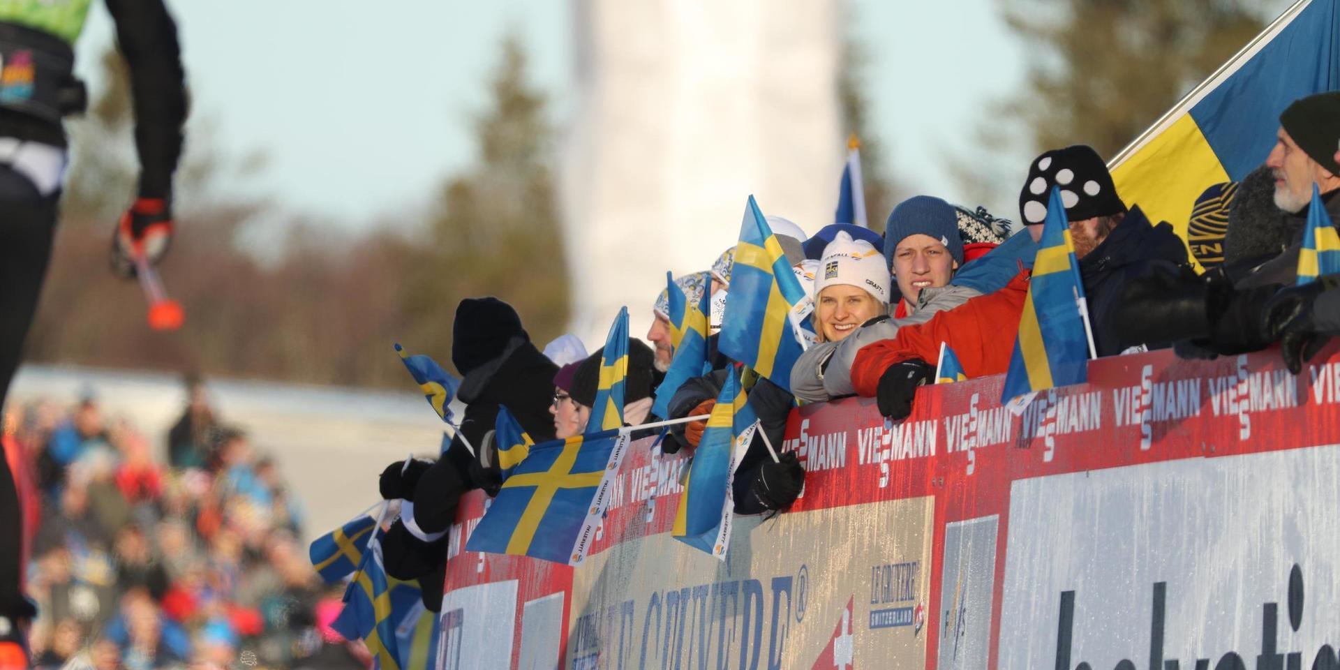Världscuptävlingarna i Ulricehamn brukar locka mycket publik. I vinter finns det risk att loppen får avgöras utan åskådare. Arkivbild.