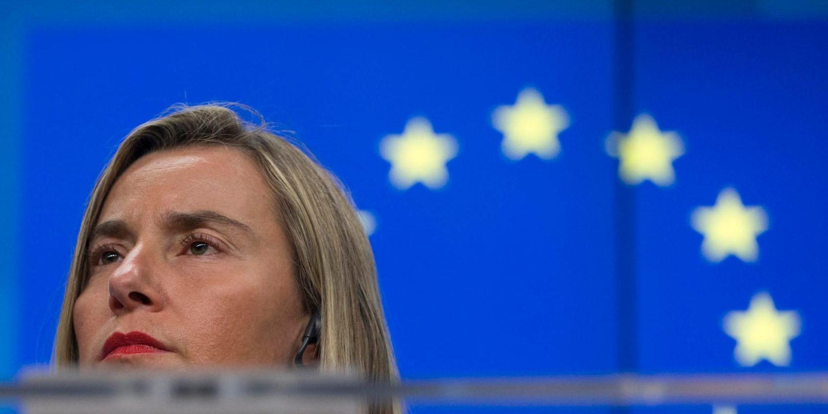 EU:s utrikeschef Federica Mogherini. Arkivbild.