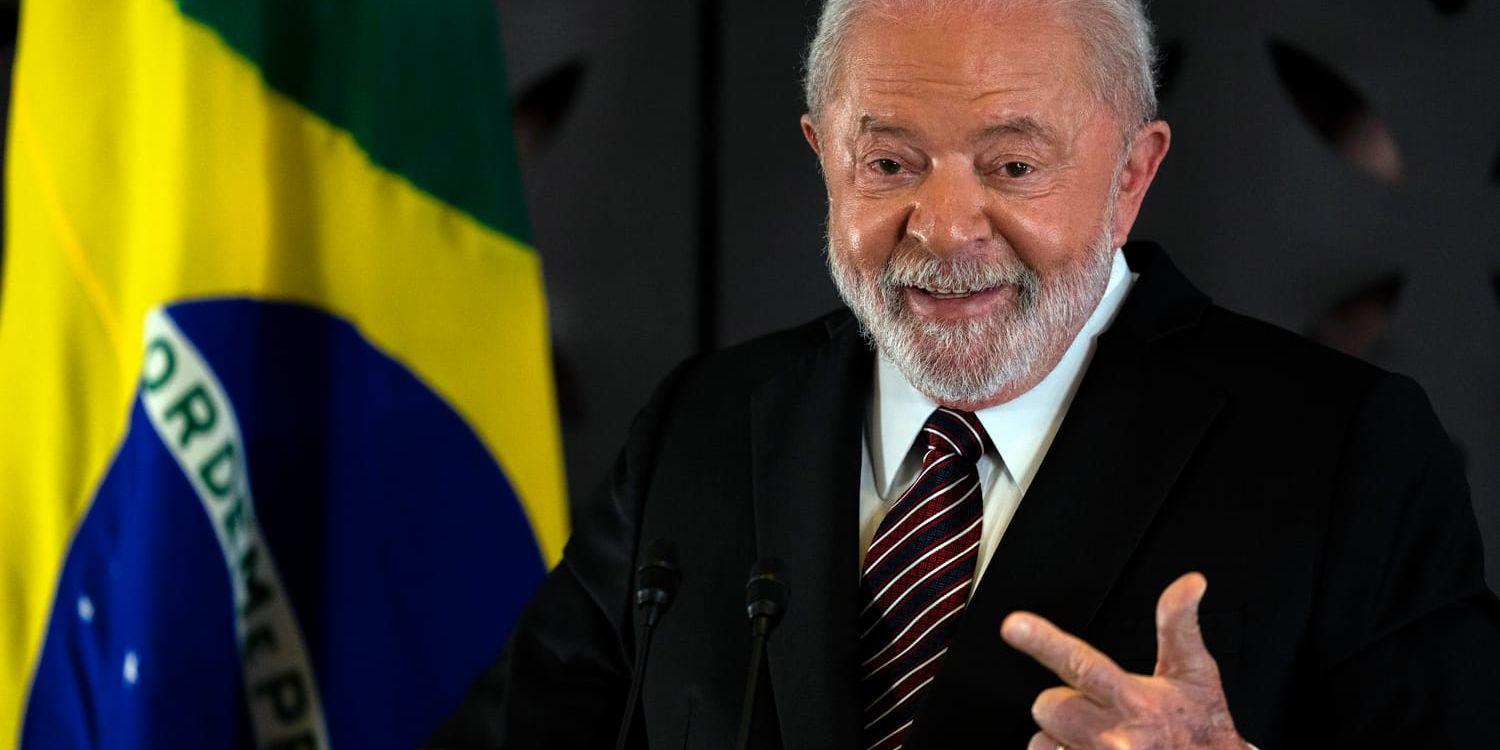Brasiliens president Luiz Inácio Lula da Silva tidigare i veckan.