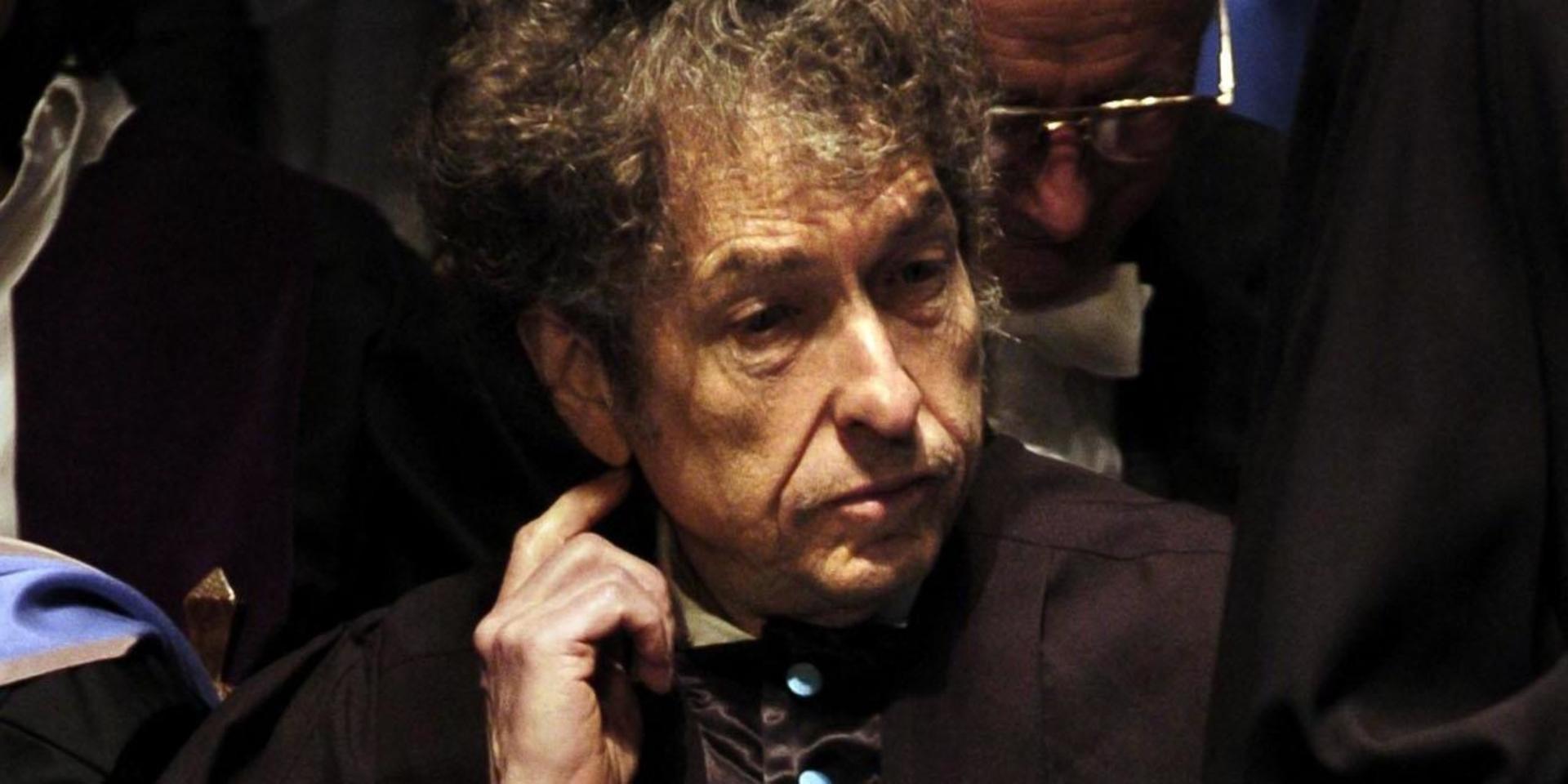 Bob Dylan, i allra högsta grad fortfarande vid liv. Arkivbild.