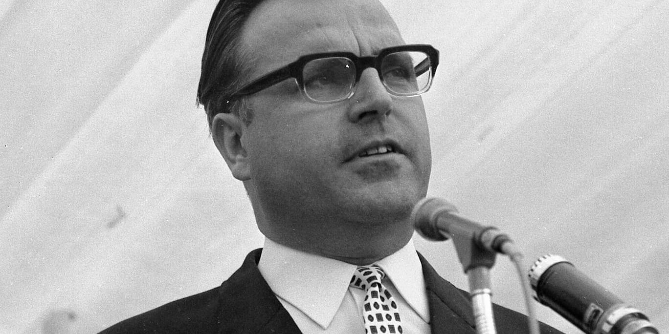 Helmut Kohl som guvernör i Rheinland-Pfalz 1967.