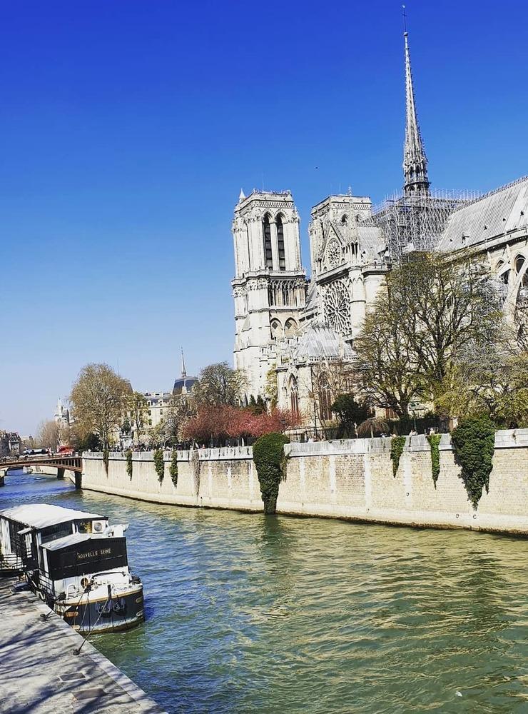 En bild till på Notre-Dame från Mia Samuelsson som var i Paris för två veckor sedan.
