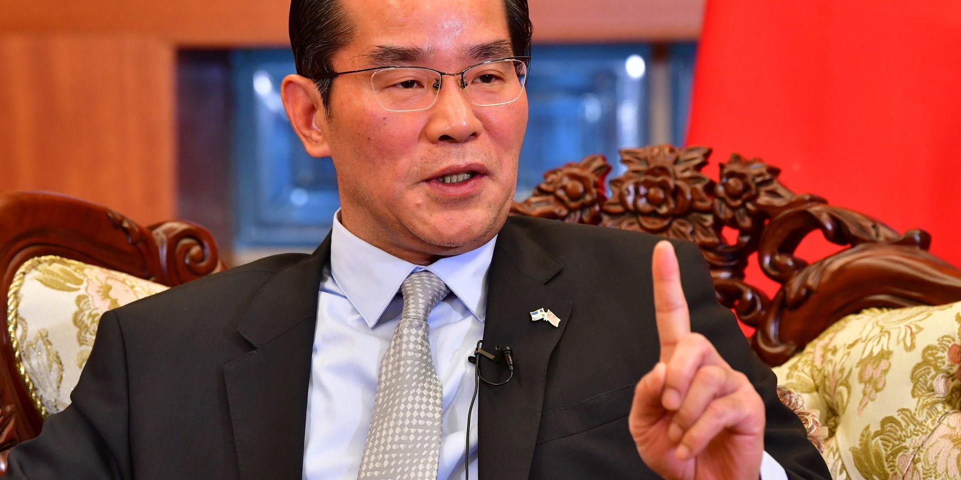 Kinas ambassadör Gui Congyou hotar med konsekvenser för Sverige.