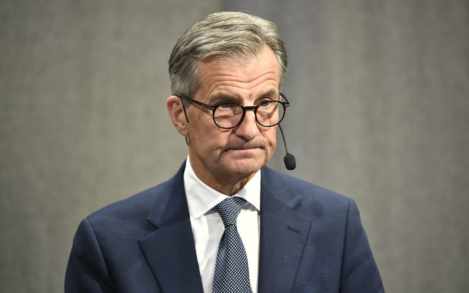 Riksbankschef Erik Thedéen kommenterar riksbankens besked att styrräntan lämnas oförändrad på 1,75 procent.