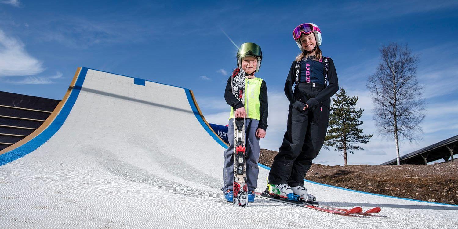 Kläppen Arena är en unik sommarnyhet AIR BAG skid- och snowboardåkning året runt.