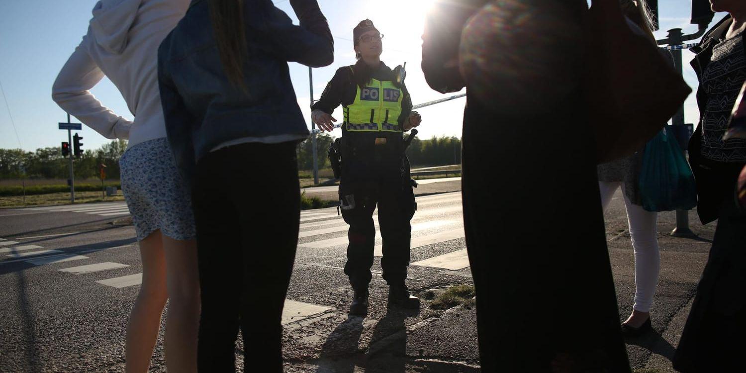 I dag är det fyra år sedan en bil sprängdes i en rondell i Torslanda i Göteborg. Fyra personer omkom, däribland en fyraårig flicka. Morden är fortfarande olösta. Arkivbild.