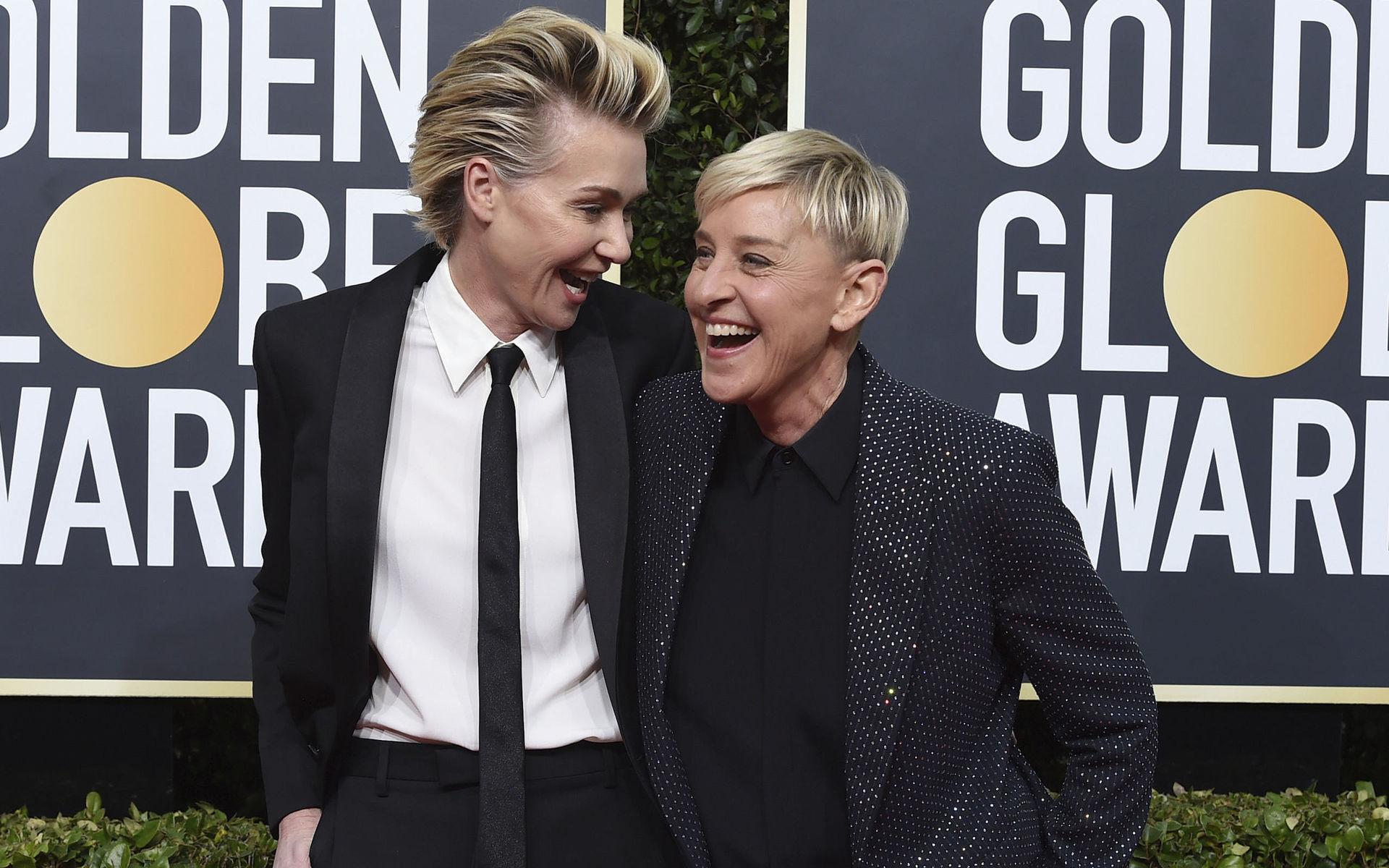 Paret Portia de Rossi och Ellen DeGeneres.
