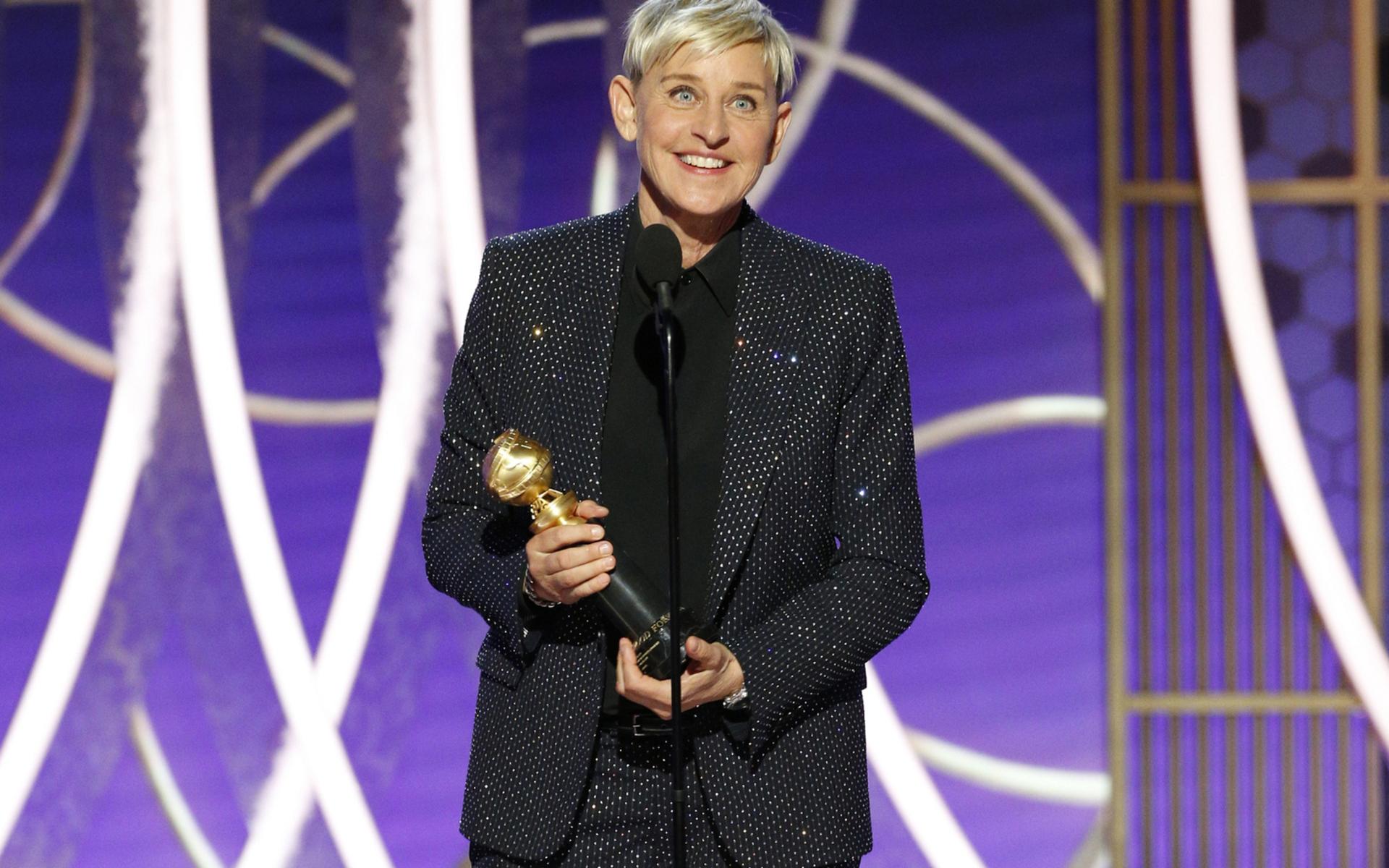 Tv-stjärnan Ellen DeGeneres prisades på galan.