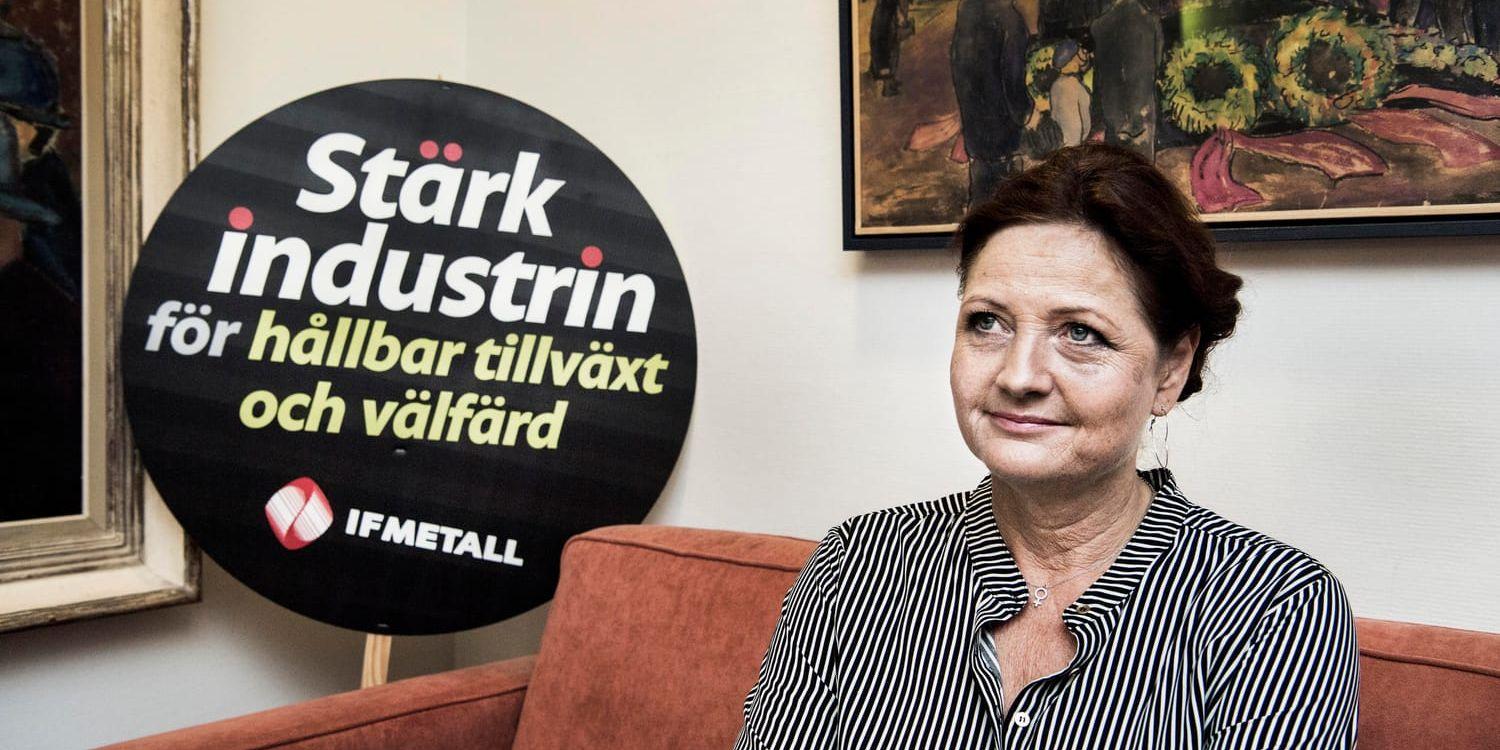 Marie Nilsson, ordförande för IF Metall, tycker nuvarande las fungerar dåligt. Arkivbild.