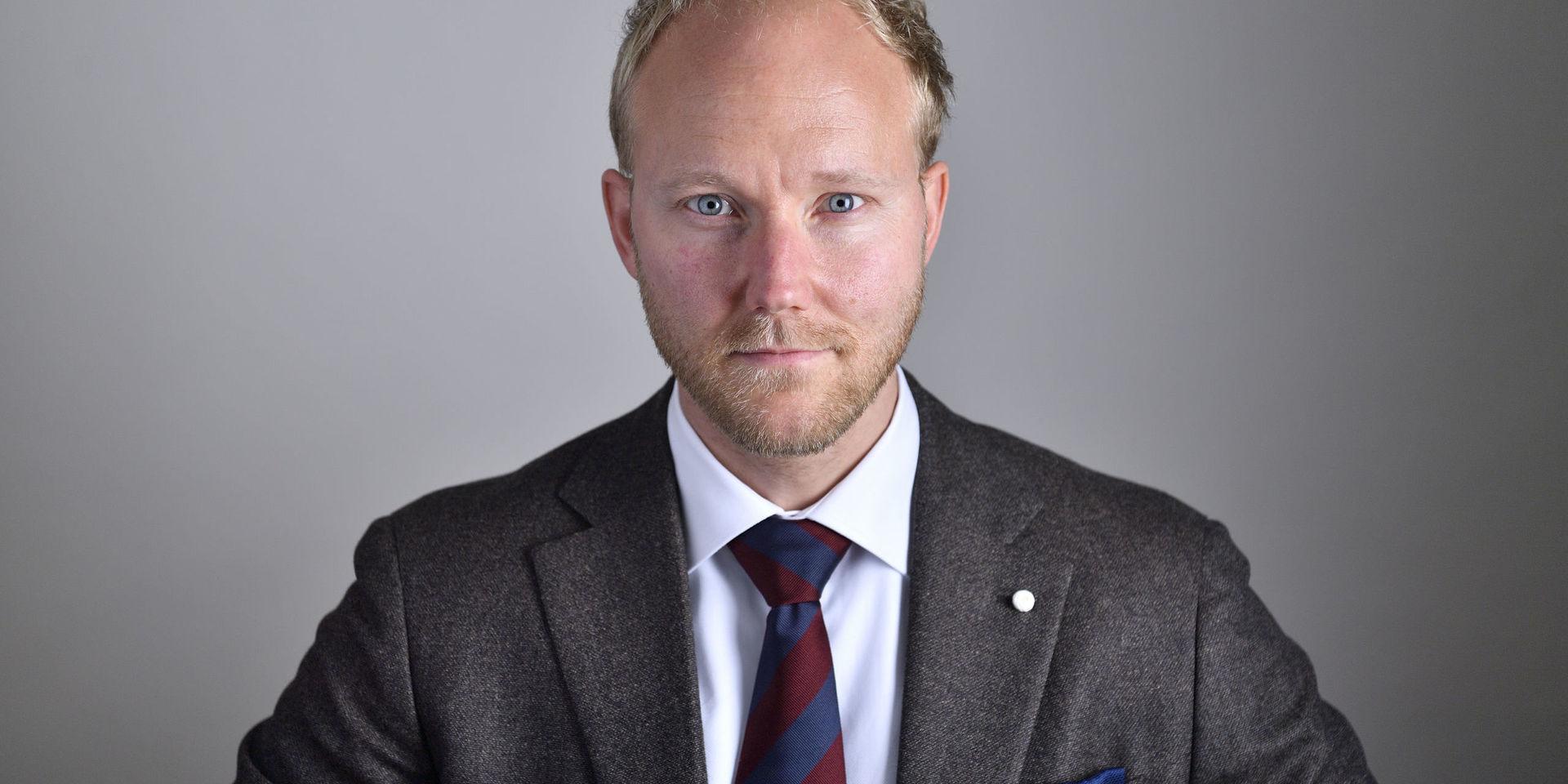 Ludvig Aspling, riksdagsledamot för Sverigedemokraterna. 