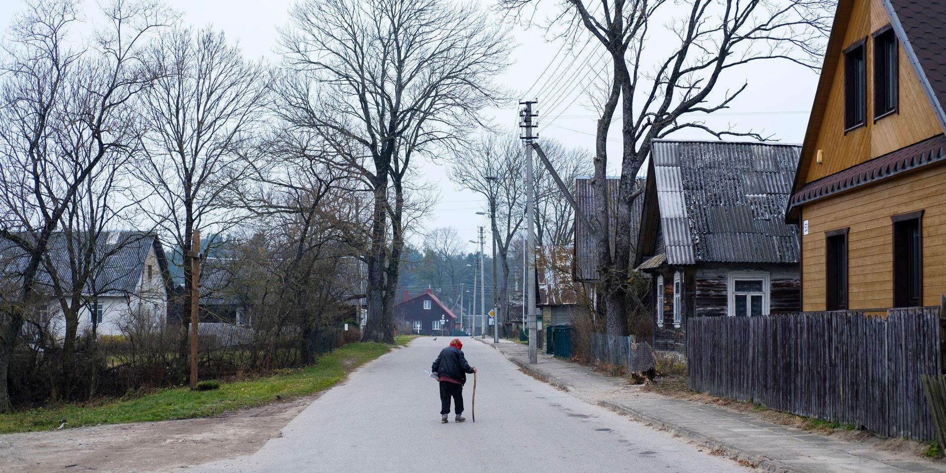 Svendubre, en liten by en dryg kilometer från Belarus.
