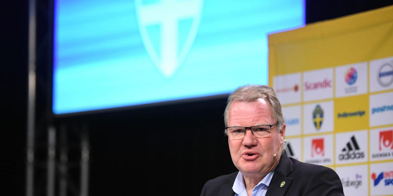 Svenska fotbollförbundets ordförande Karl-Erik Nilsson. Arkivbild.