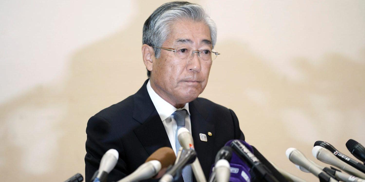 Tsunekazu Takeda, chef för Tokyo-OS 2020, har meddelat att han avgår i juni. Arkivbild.