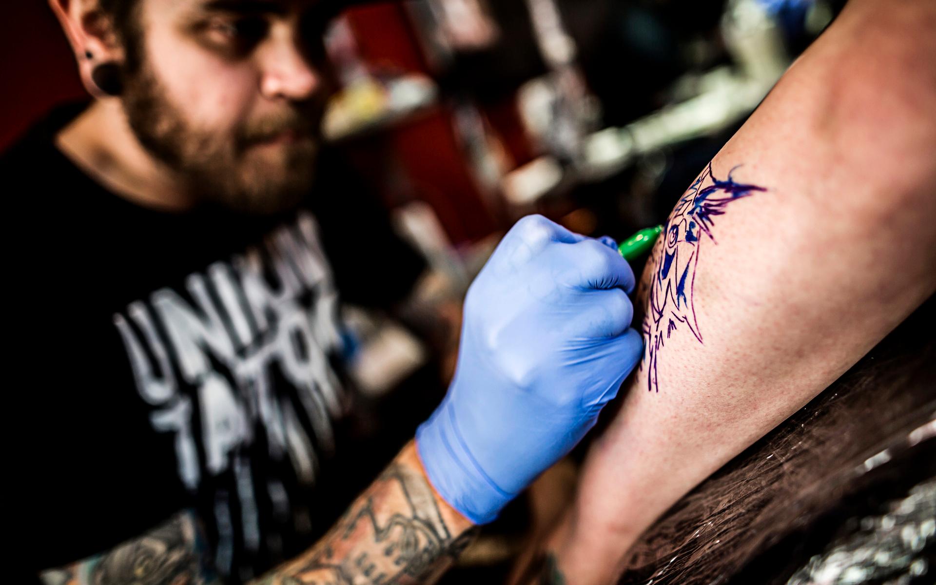 Tatueringsmässa Tattoo MeltdownChristoffer Foto: Sebastian Lamotte