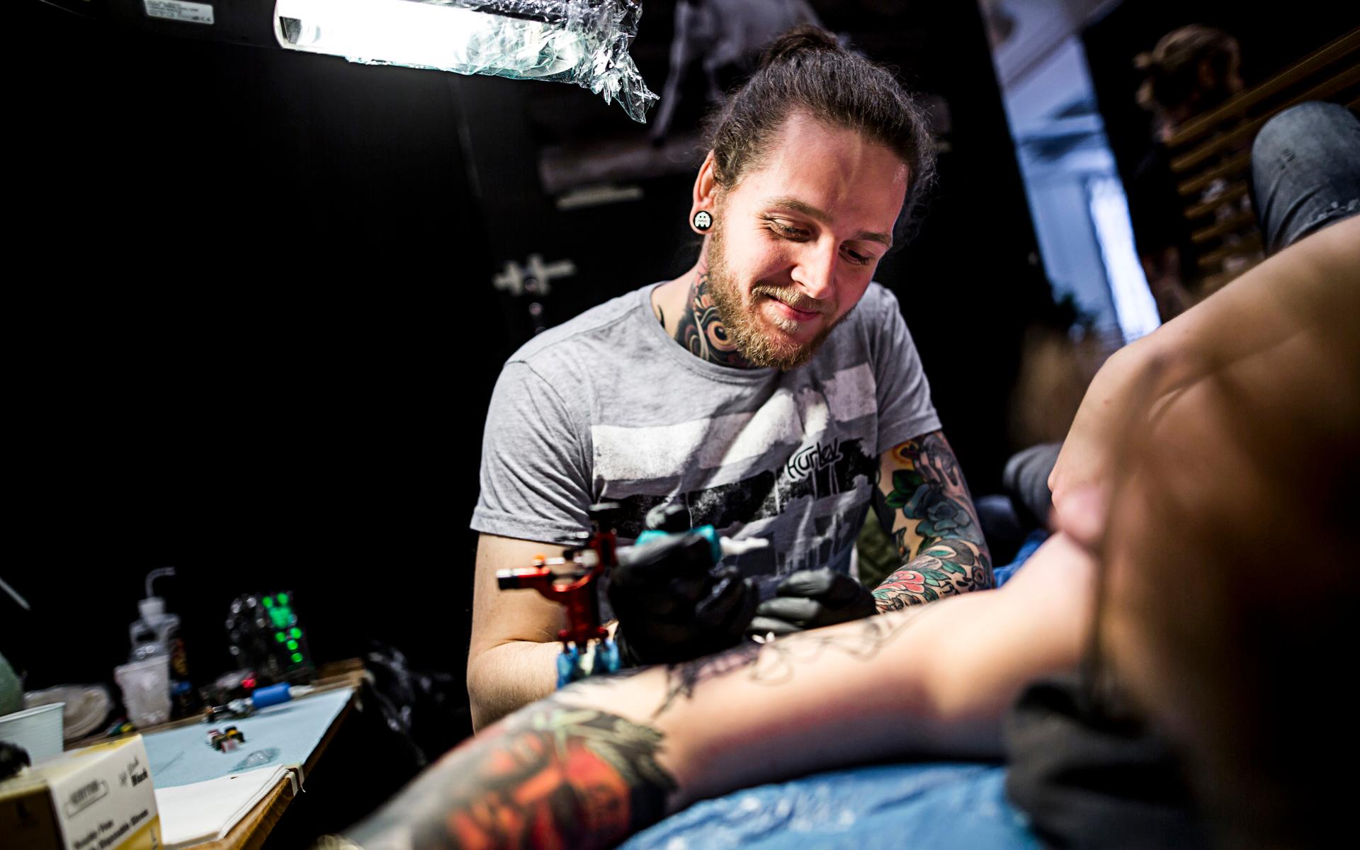 Tatueringsmässa Tattoo MeltdownJacob Wiman Foto: Sebastian Lamotte