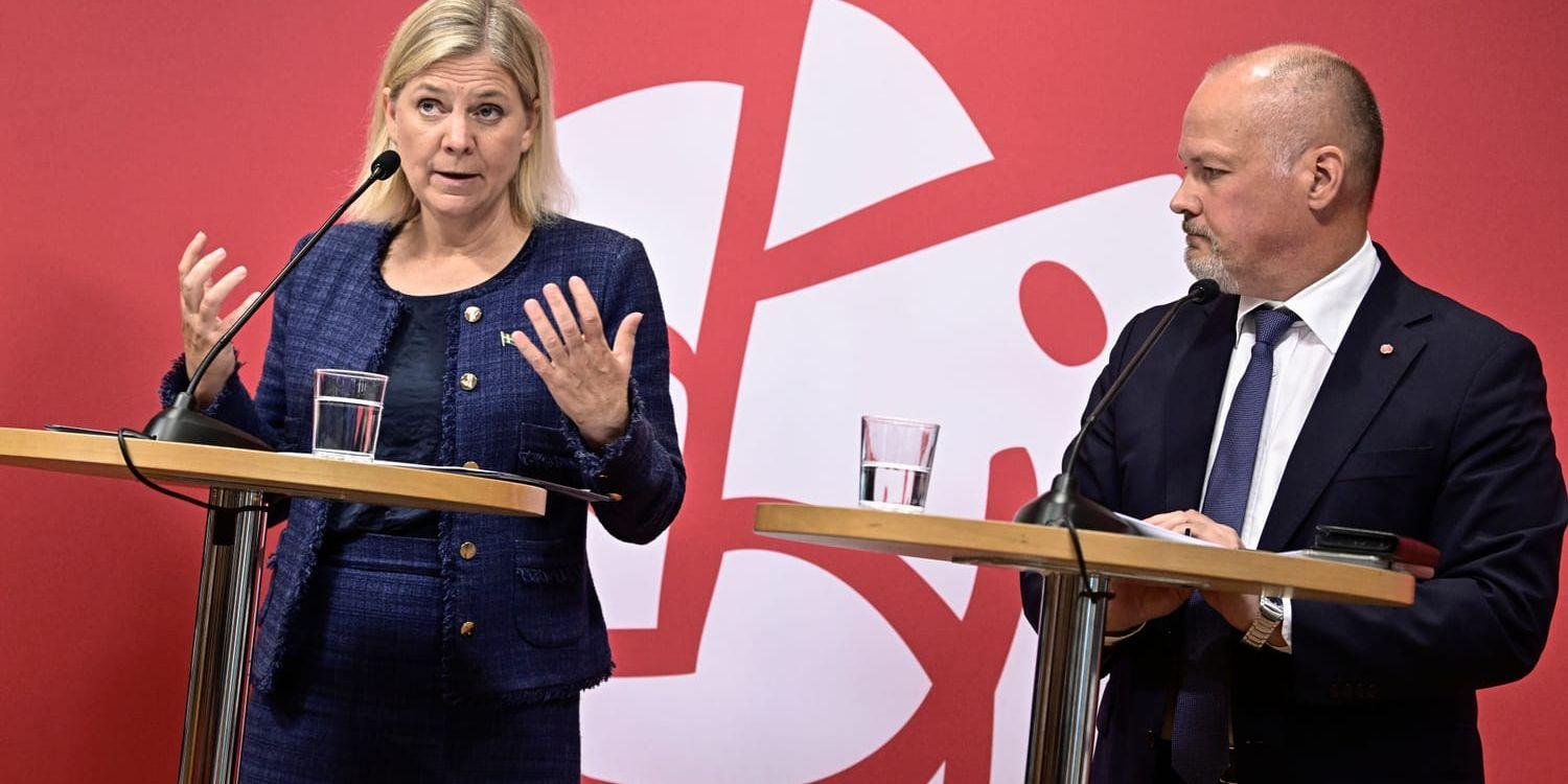 Stagnerar. Statsminister Magdalena Andersson (S) och justitieminister Morgan Johansson (S) har inte många segrar att fira de senaste åren.