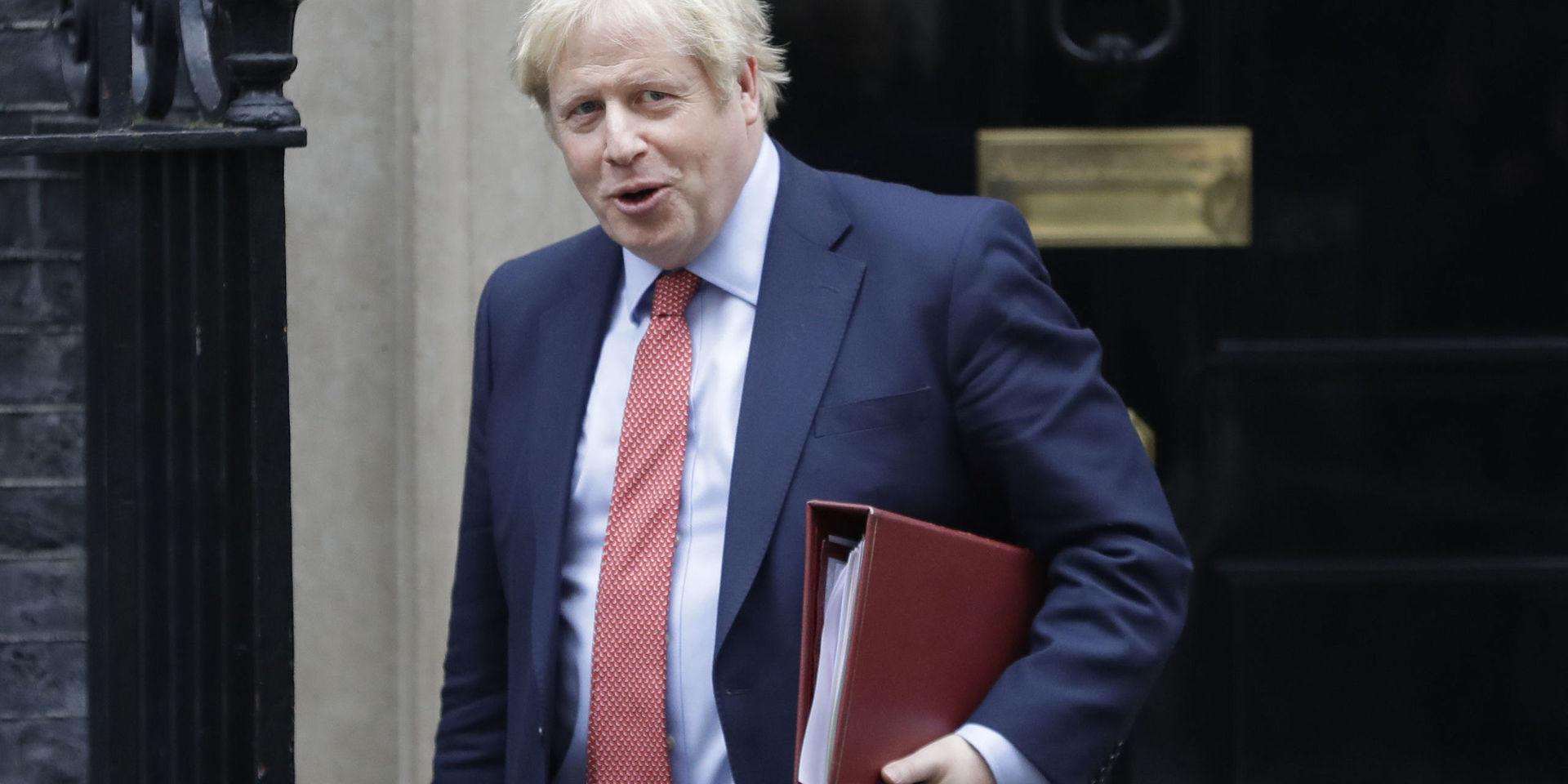 Storbritanniens premiärminister Boris Johnson har nu undertecknat Storbritanniens skilsmässohandlingar med EU. Arkivbild. 