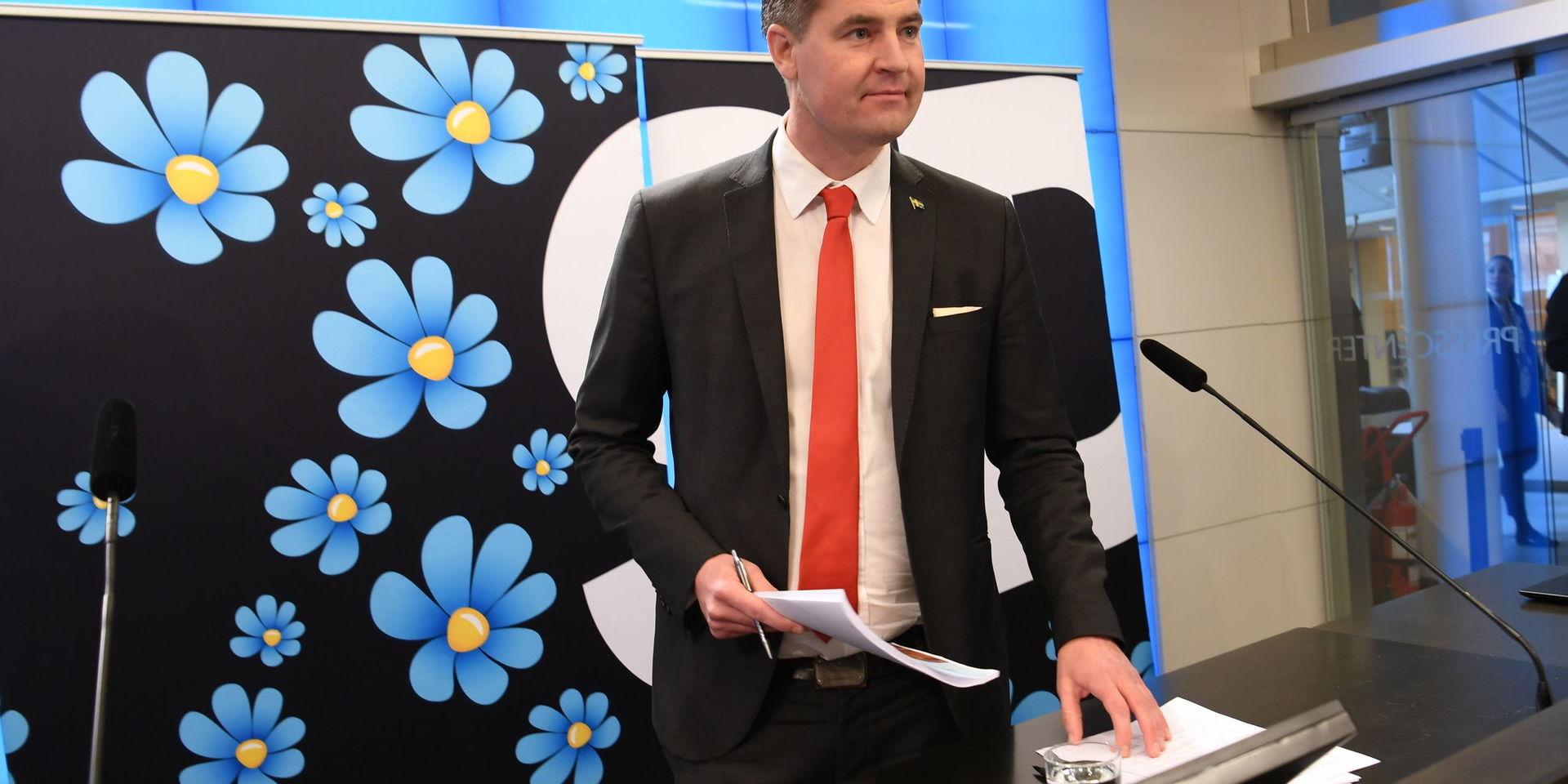 Sverigedemokraternas ekonomiskpolitiske talesperson Oscar Sjöstedt (SD).