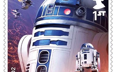 Fanfavoriten R2-D2 har hängt med sedan originalfilmerna. Bild: Royal Mail