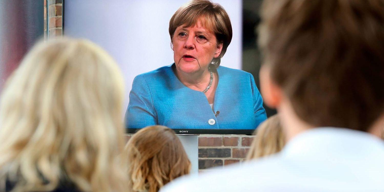 Tysklands förbundskansler Angela Merkel är populär bland unga väljare, visar opinionsundersökningar. Den 24 september är det val i Tyskland.
