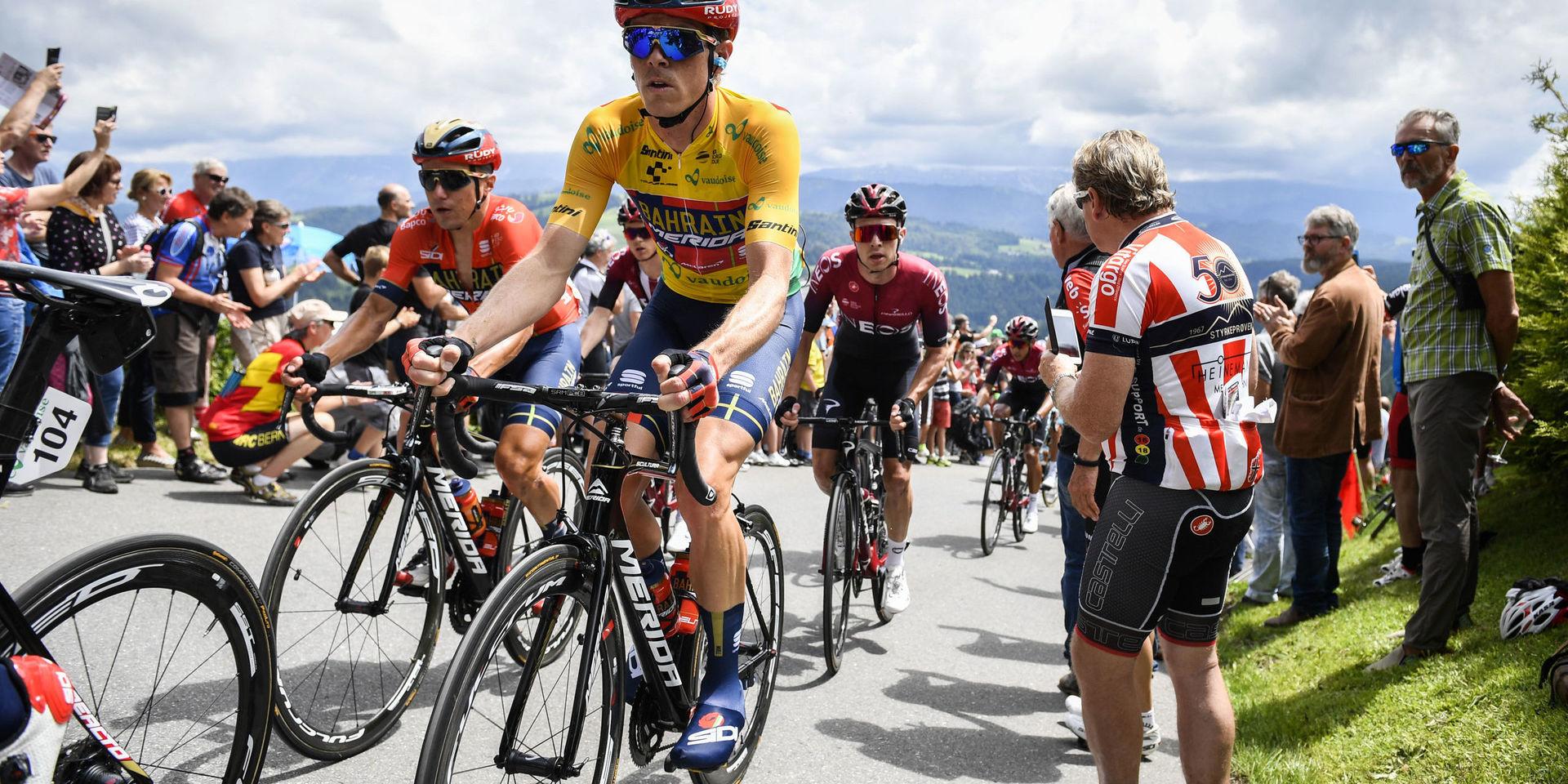 Rohan Dennis var försvunnen under en timmes tid efter att ha brutit den tolfte etappen av Tour de France. Arkivbild. 