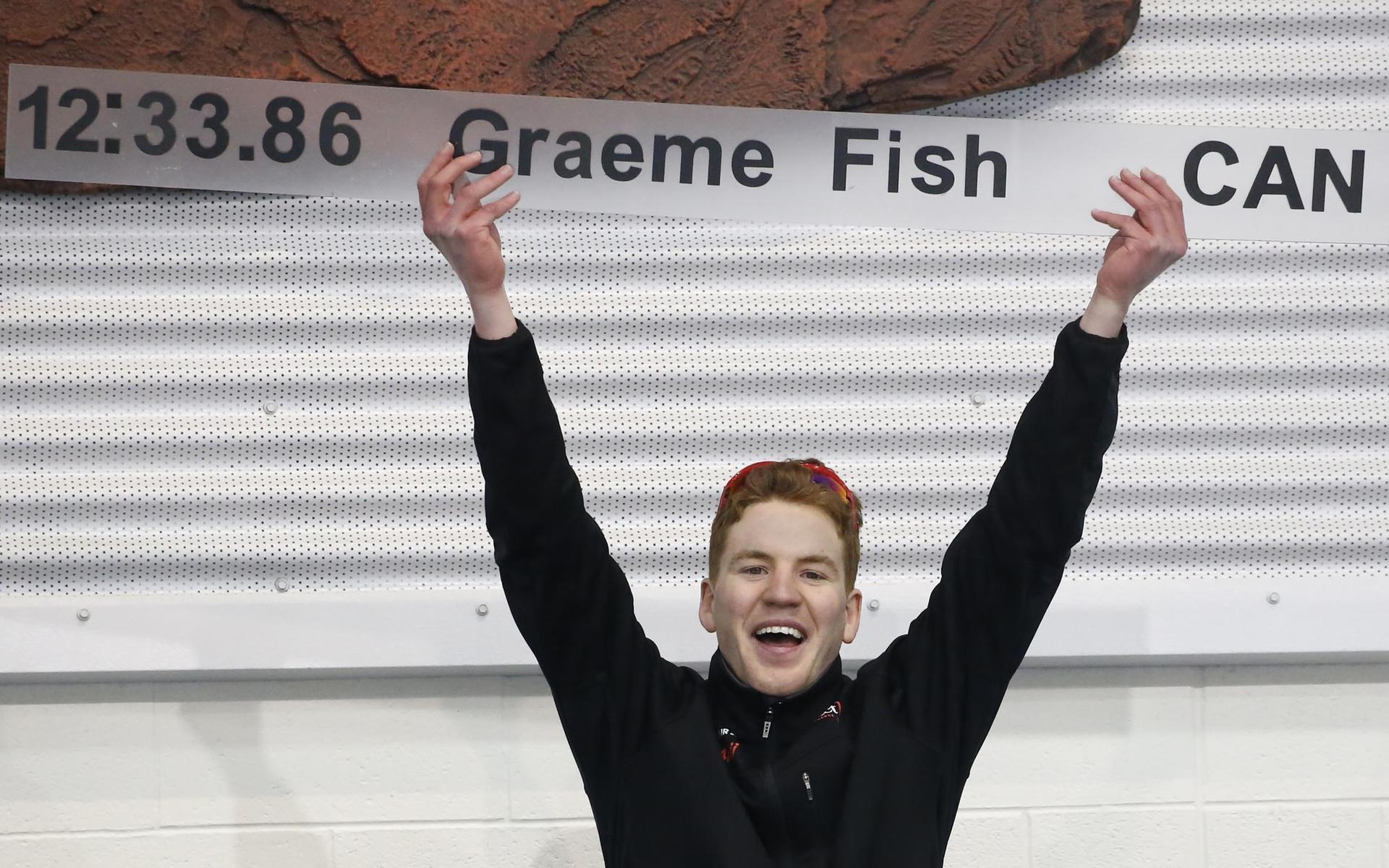 Graeme Fish hade rekordet på 10 000 meter fram till Nils van der Poel slog det.