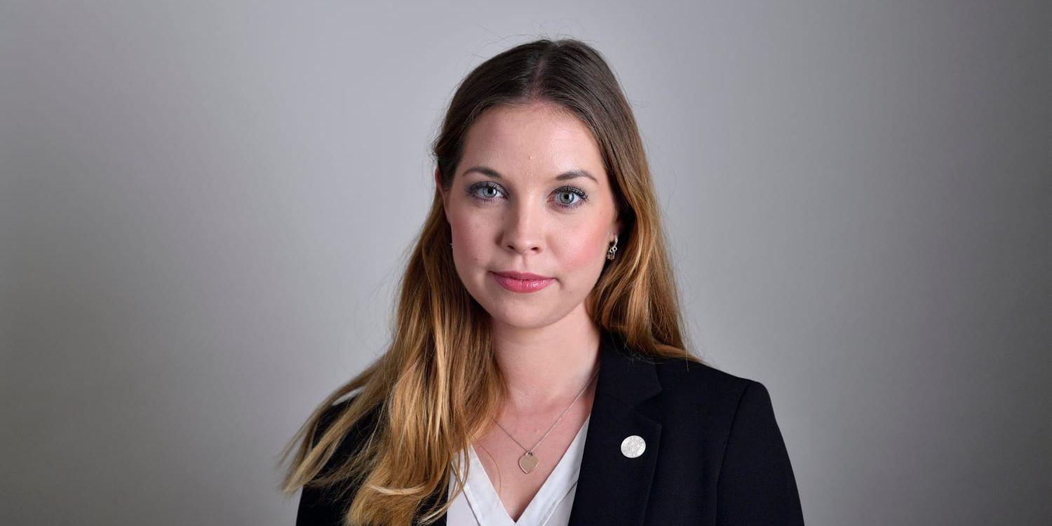 Angelika Bengtsson, Sverigedemokraterna. Arkivbild.