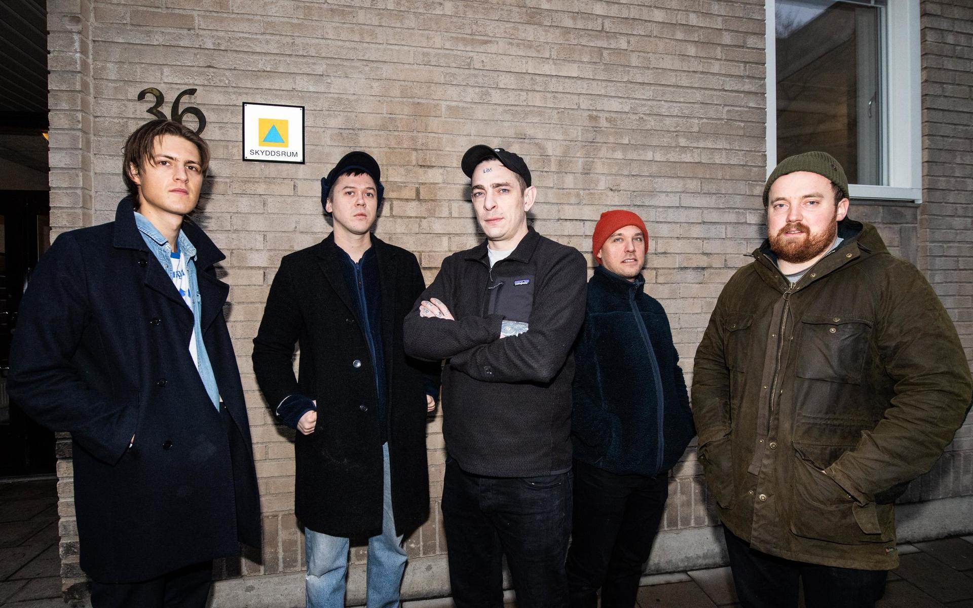 Viagra Boys som är aktuella med nya albumet 'Welfare jazz'.