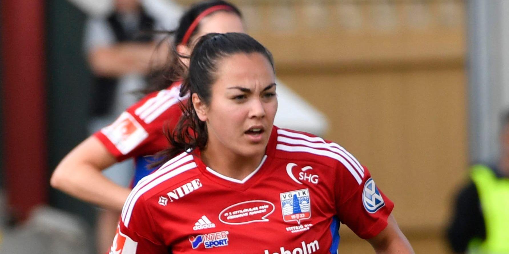 Michelle De Jongh inledde målskyttet i Vittsjös 2–0-seger mot stjärnlaget Linköping. Arkivbild.