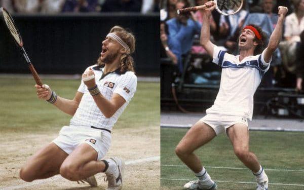 Björn Borg tampades med John McEnroe en hel del under sin karriär. Foto: Adam Stoltman/AP