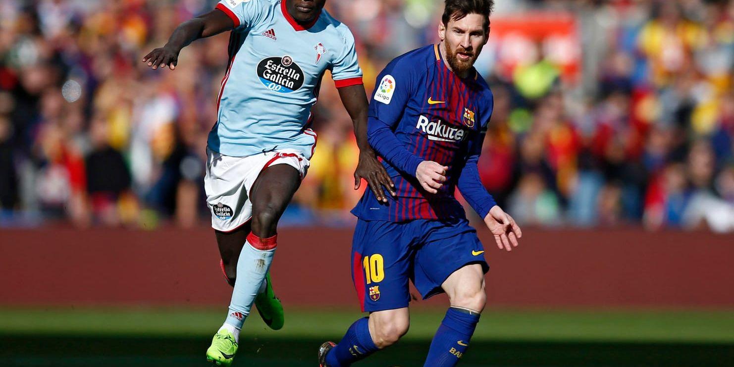 Lionel Messi hade chansen att avgöra för Barcelona – men frisparken träffade muren. Ligamötet med Celta Vigo slutade 2–2.