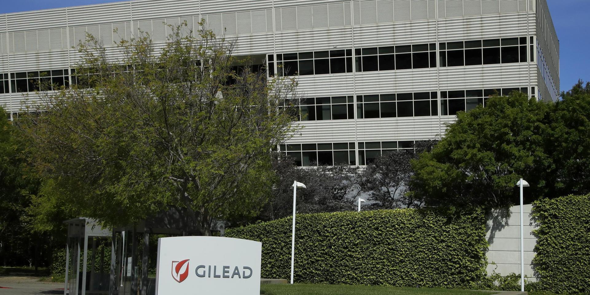 Läkemedelstillverkaren Gileads huvudkontor i Foster City, Kalifornien. Arkivbild. 