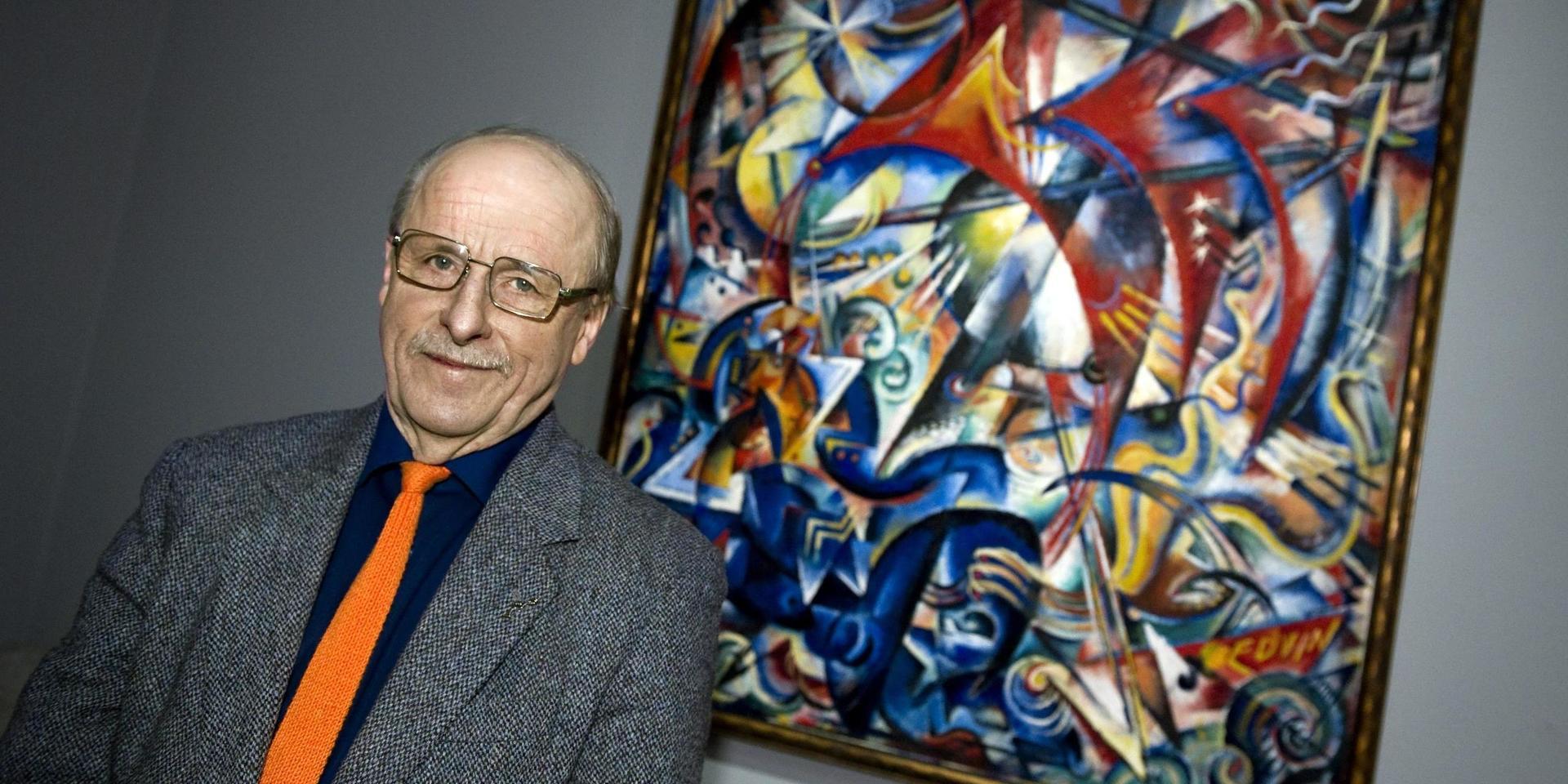 Jan Torsten Ahlstrand, konsthistoriker och GAN-kännare, vars konstsamling nu säljs på Bukowskis. Arkivbild.