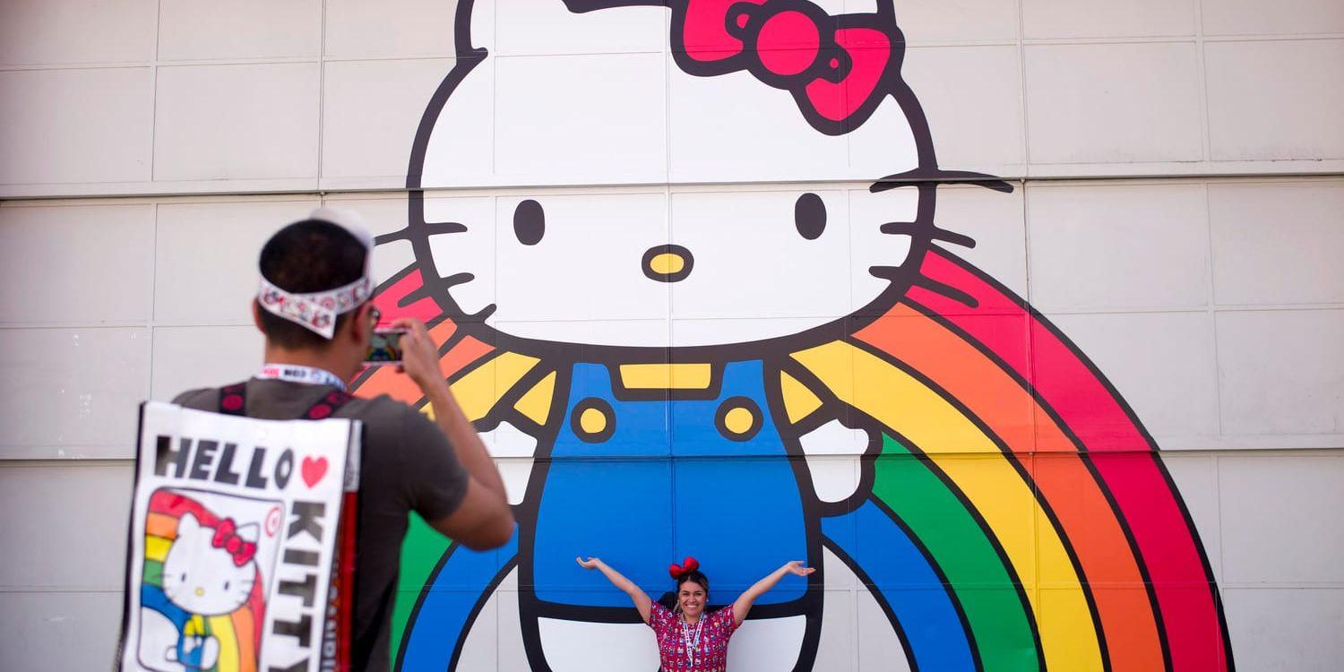 Nyheten att Hello Kitty blir Hollywoodfilm lär glädja fans av den kultförklarade kattfiguren. Arkivbild.