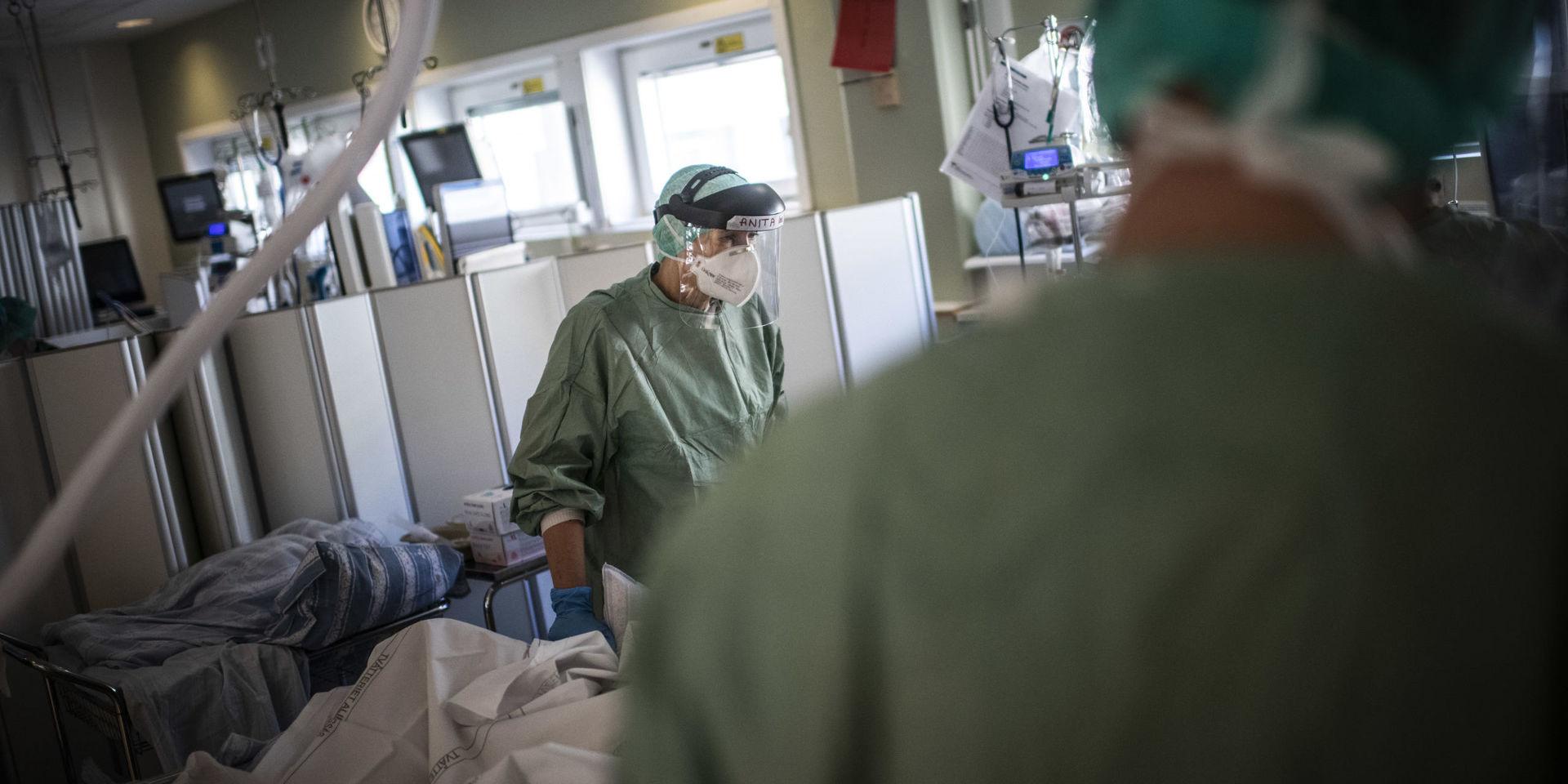 På måndagen vårdades 322 patienter med covid-19 på sjukhus i Västra Götaland. 