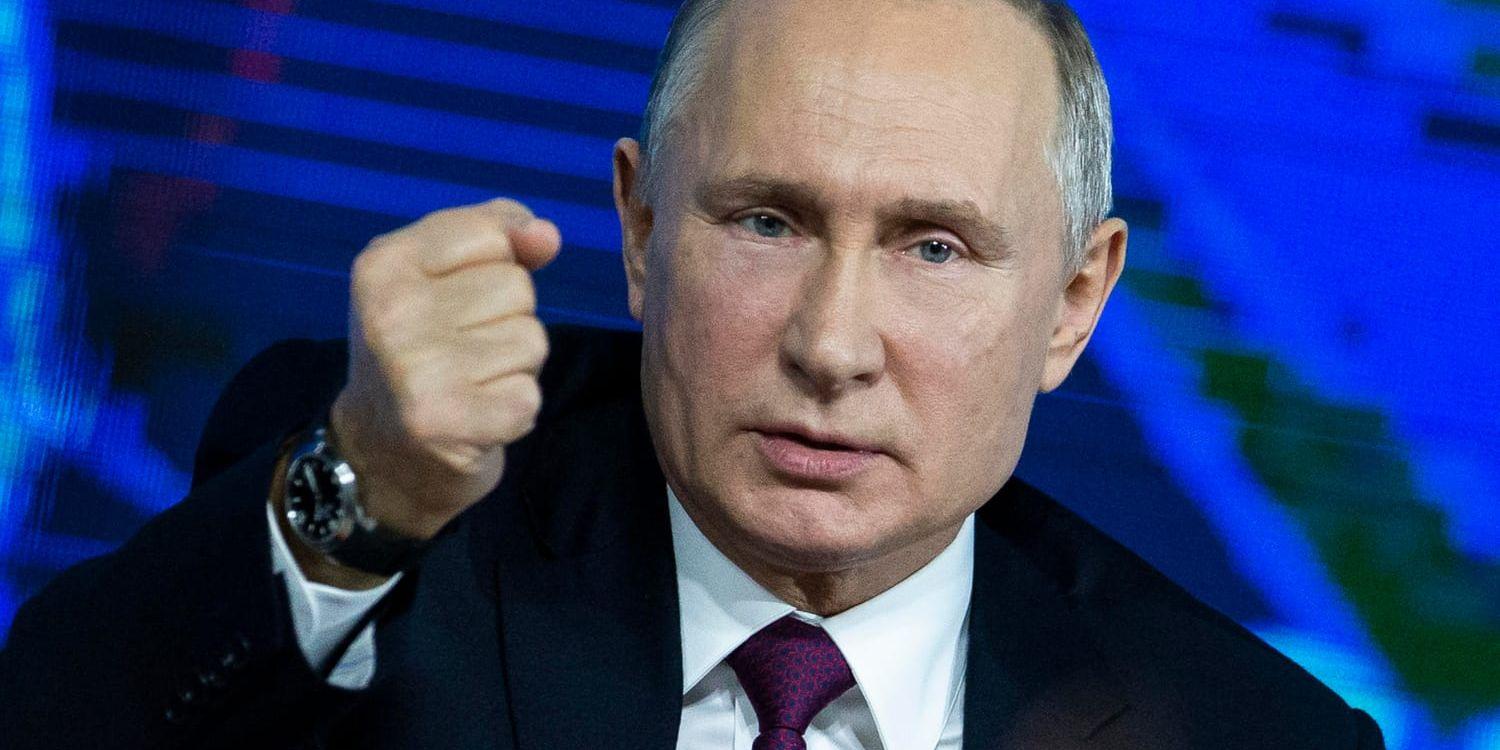 Ett nytt humorprogram på BBC driver med Rysslands president Vladimir Putin. Arkivbild.