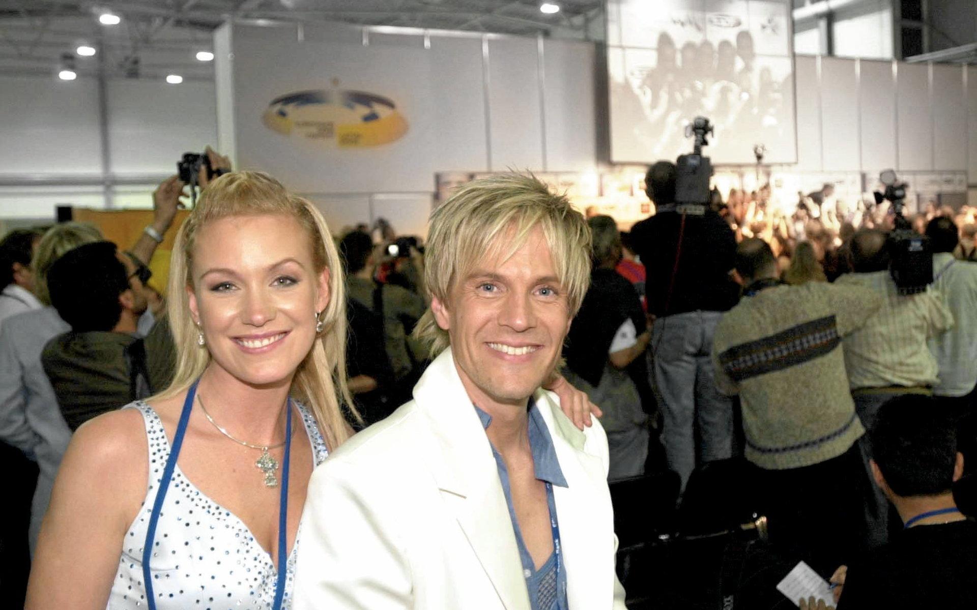 Svenska landslaget i schlager vid Eurovision Song Contest i Riga 2003 utgjordes av Trollhättans egen Jessica Andersson och östgöten Magnus Bäcklund, alias duon Fame.
