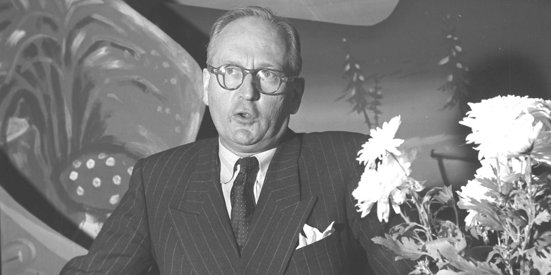 Utrikesminister Halvard Lange år 1950.