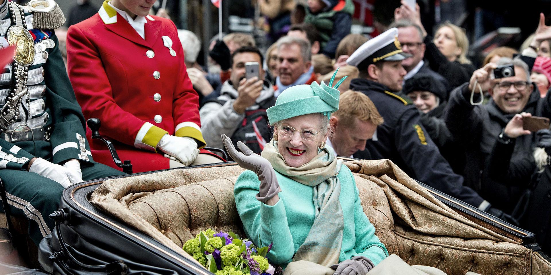 Danmarks drottning Margrethe firas på sin 75-årsdag. I år, på 80-årsdagen, blir det inte något firande. 