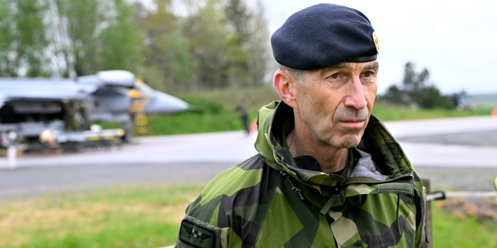 Försvarsmaktens överbefälhavare Micael Bydén.