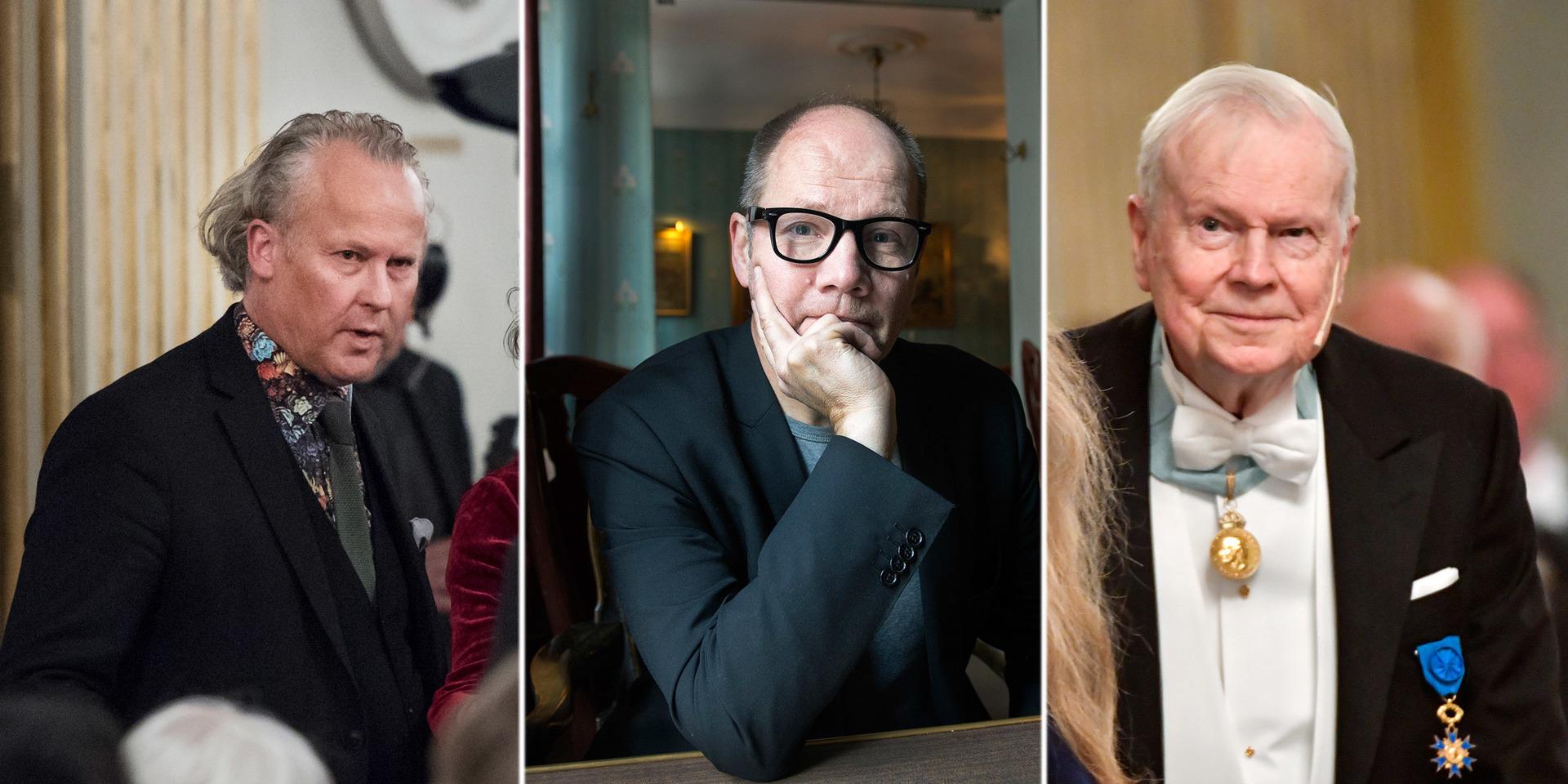 Författarna Klas Östergren, Peter Englund och Kjell Espmark kommer inte längre att delta i Svenska Akademiens arbete.