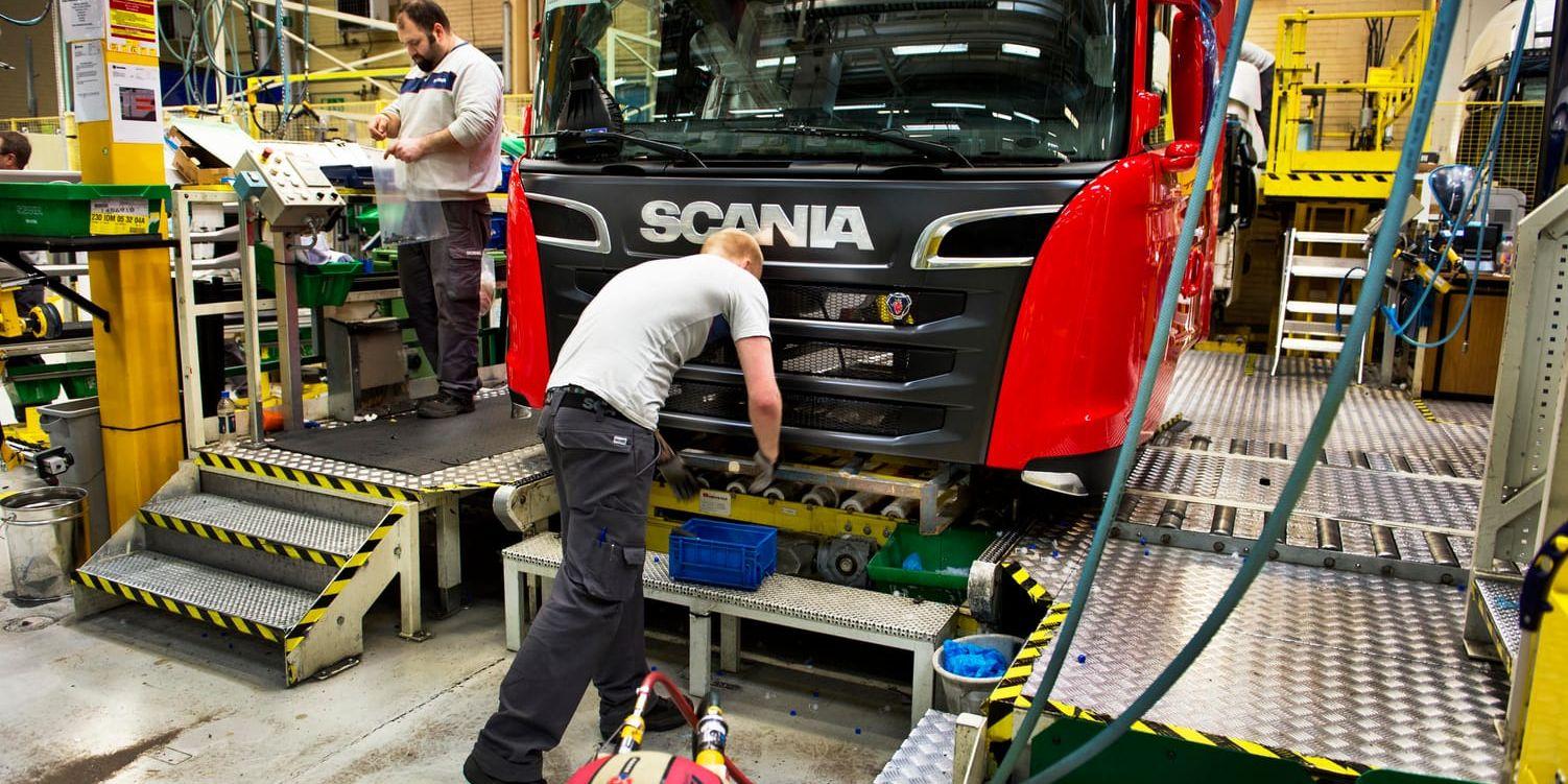 Scanias lastbilar har i många år tillverkats i Södertälje. Nu är bolaget via Traton åter på svenska börsen. Arkivbild.