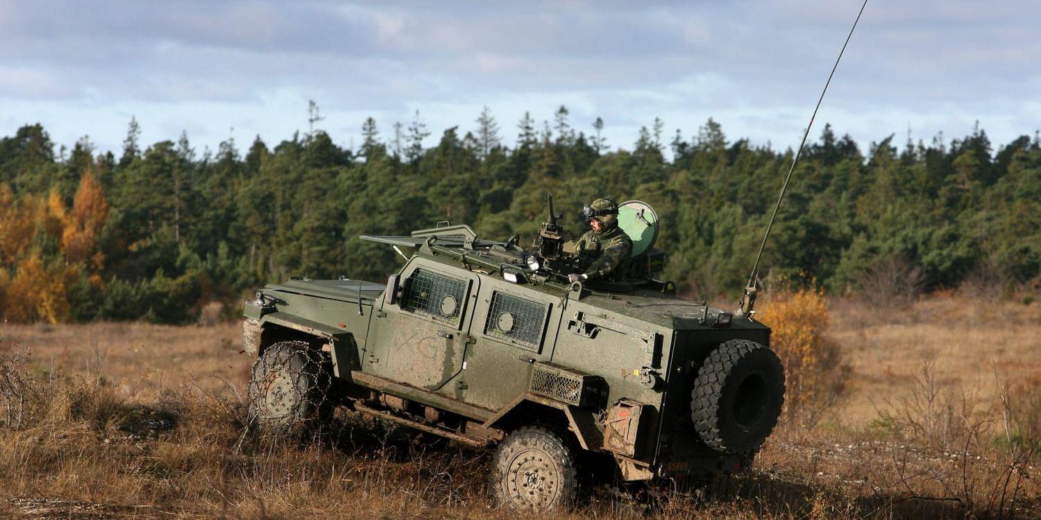 Stridsfordonet 'Galten' har bland annat använts av svenska styrkor i Afghanistan. Arkivbild.
