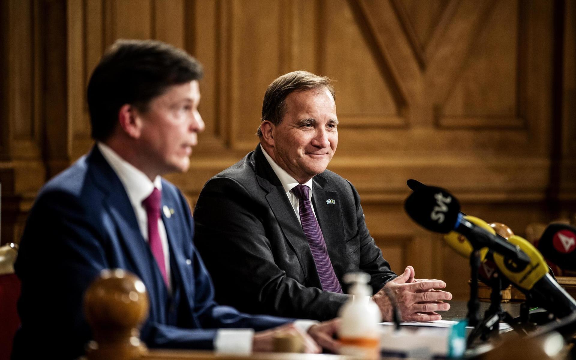 Talman Andreas Norlén och statsminister Stefan Löfven.