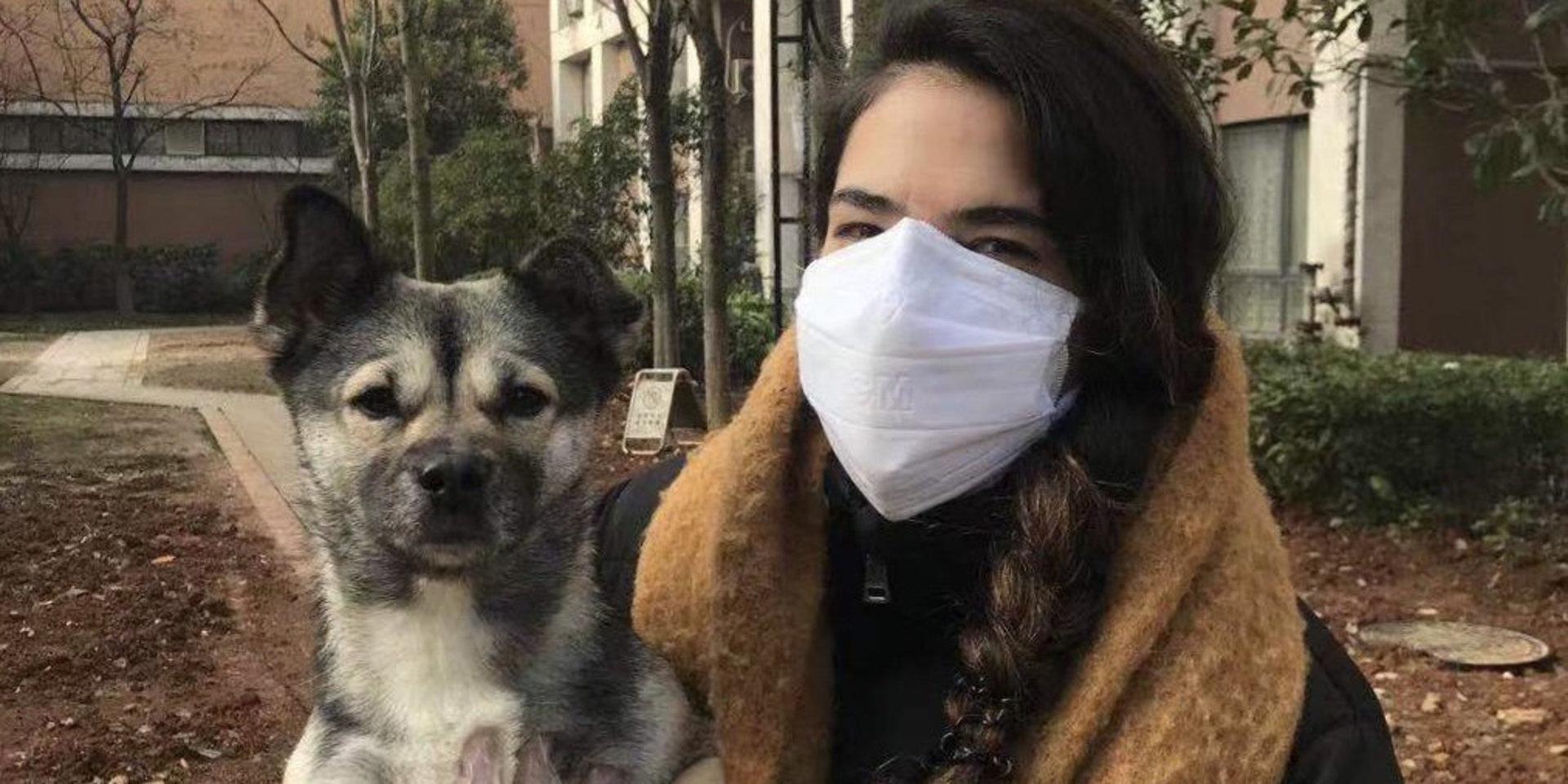Angelica Kristiansson Herrera bor i Wuhan i Kina, som stängts ner till följd av virusutbrottet som startade i staden. 