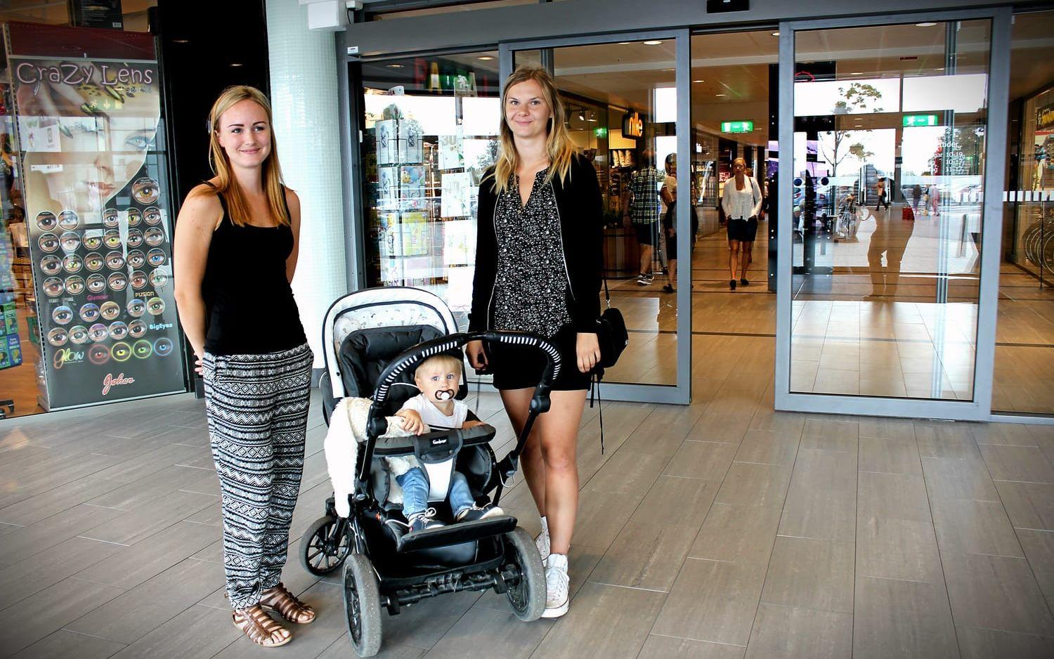 Cecilia Nilsson och Sara Einarsson var på utflykt med Cecilias son Leo.