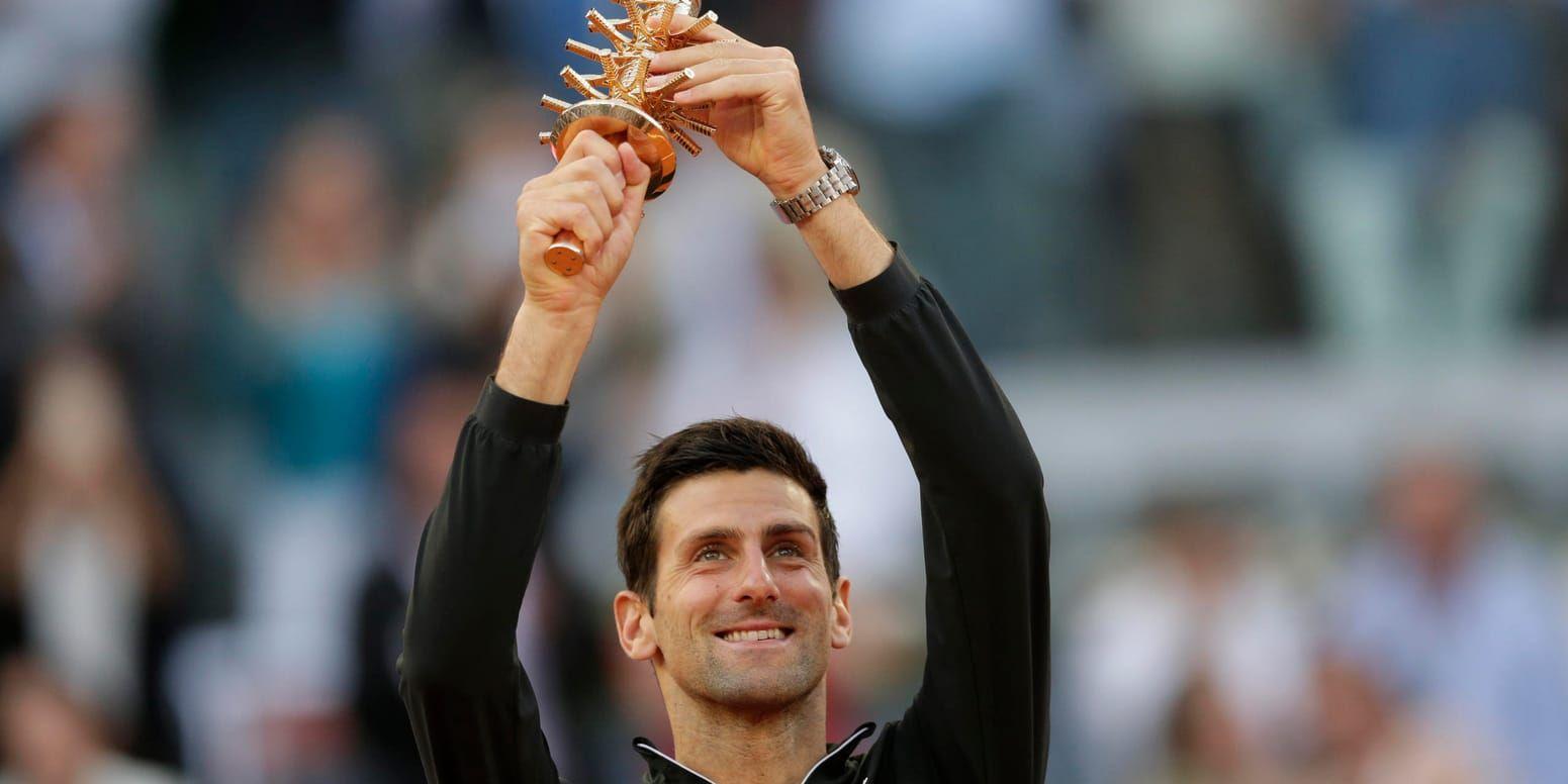 Novak Djokovic tog sin tredje ATP-titel i Madrid.