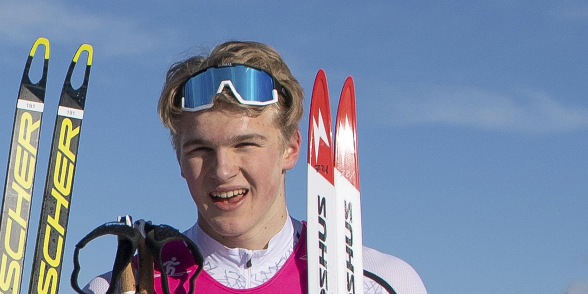 Edvin Anger tog guld i skidsprinten vid ungdoms-OS.