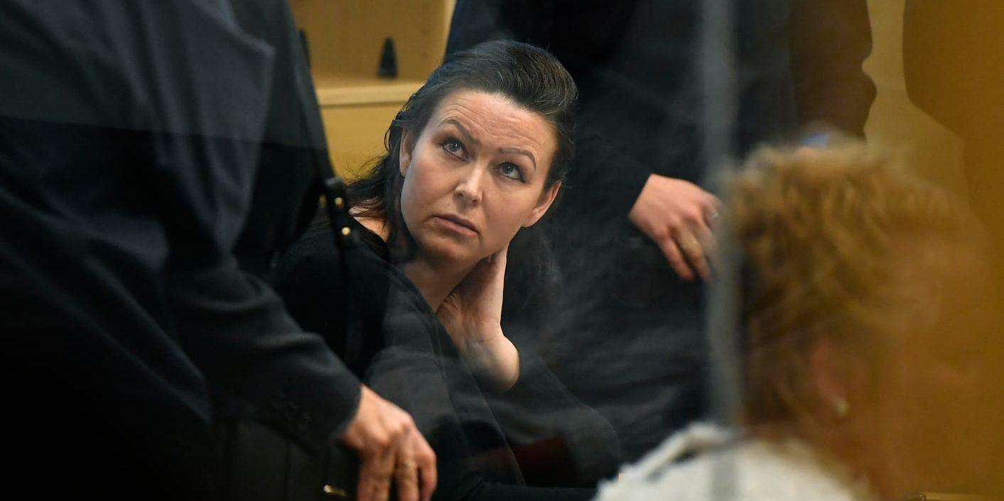 Johanna Möller under rättegången i tingsrätten.